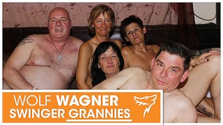 WOLF WAGNER’s Wild Orgy: Swinging with Naked Grandparents!